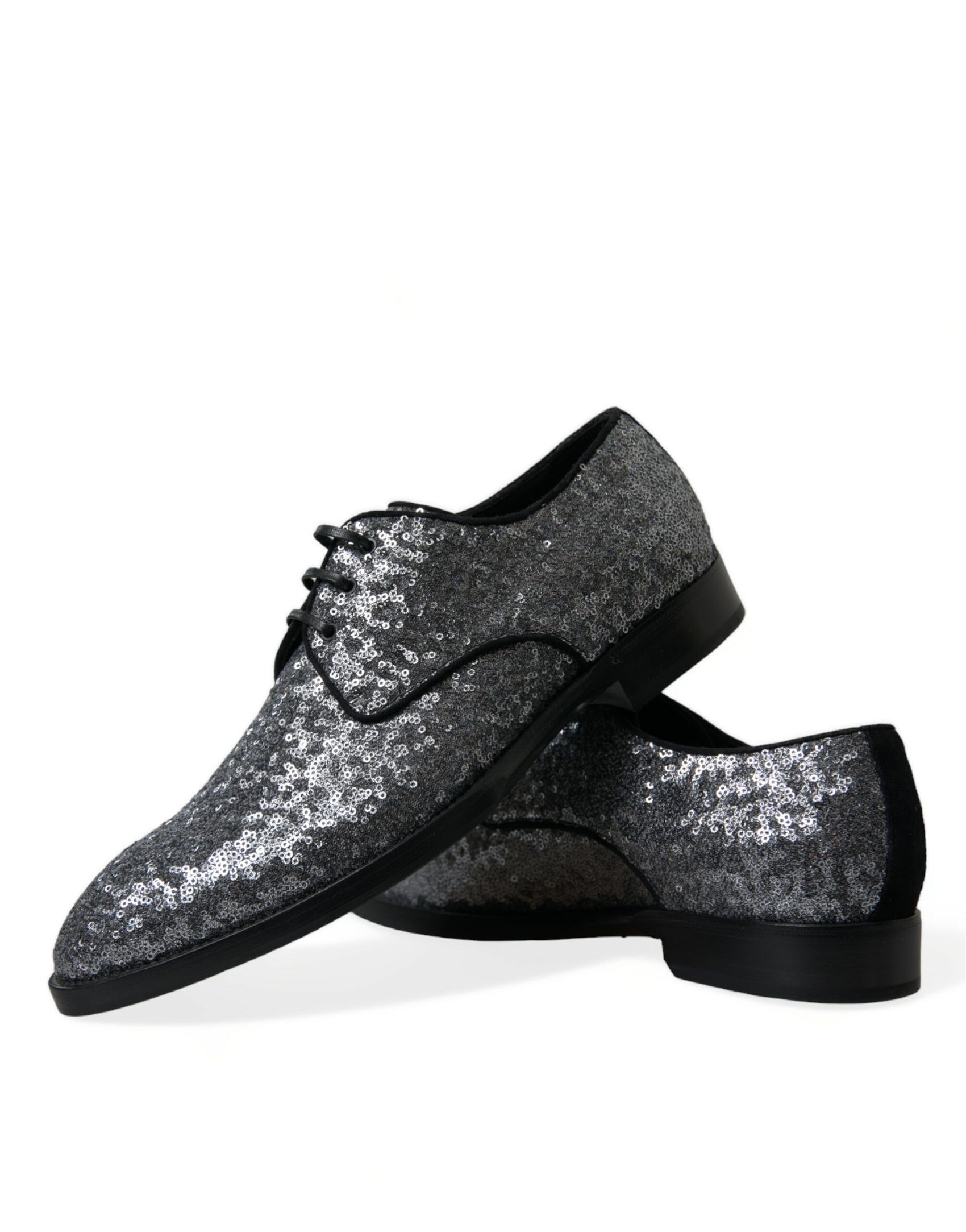 Scarpe eleganti Derby con paillettes squisite