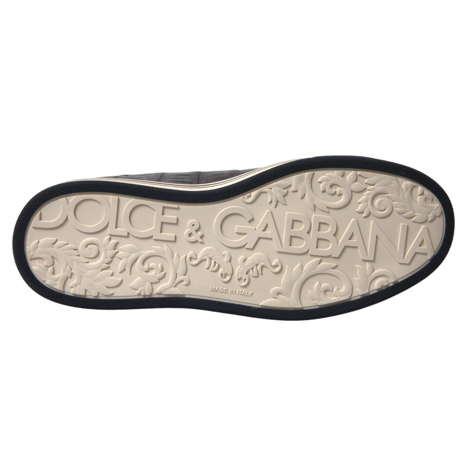 Eleganti sneakers basse in pelle esotica