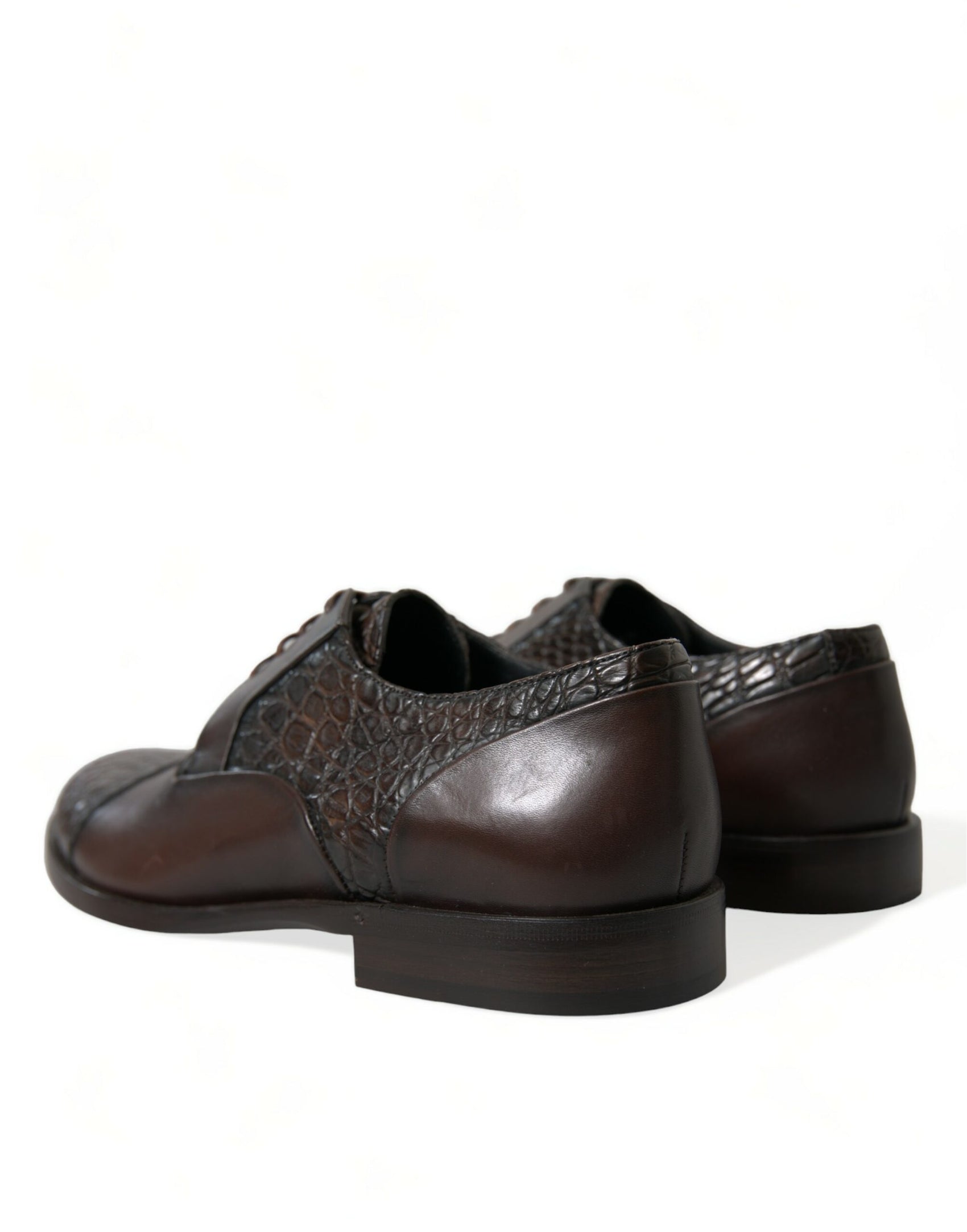 Eleganti scarpe Oxford in pelle testurizzata