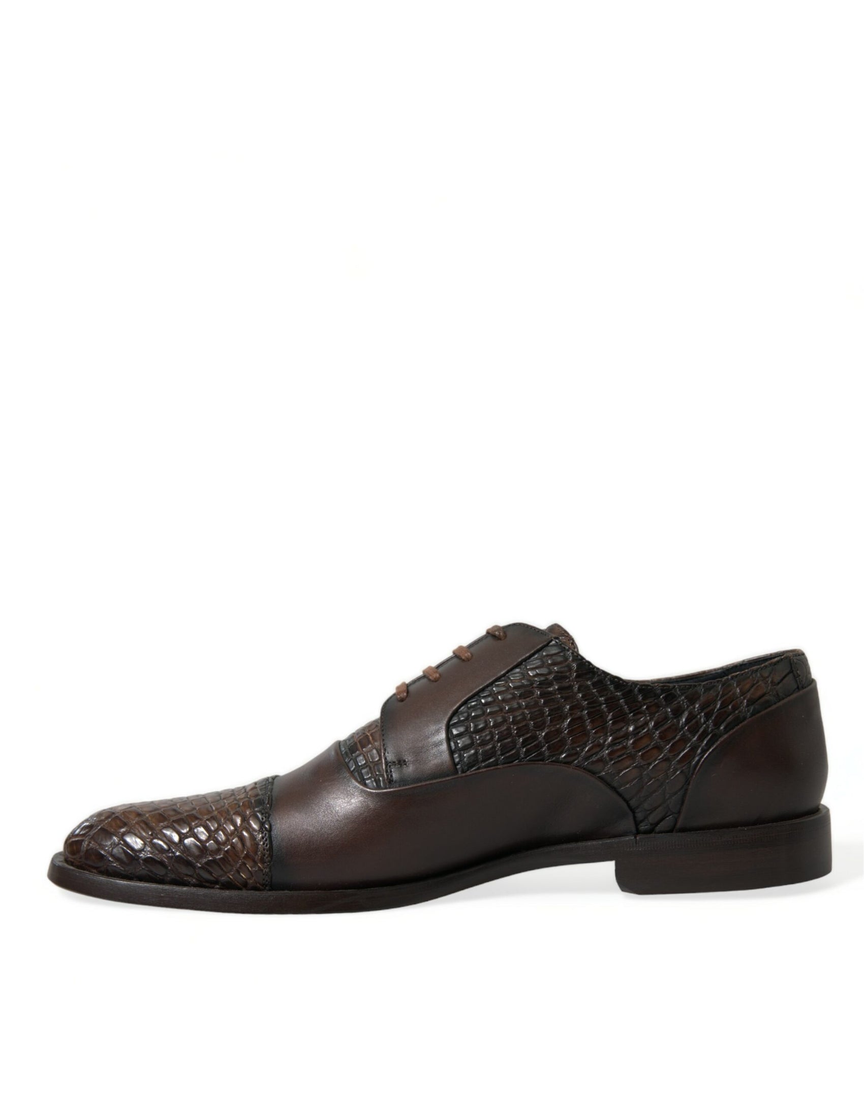 Eleganti scarpe Oxford in pelle testurizzata