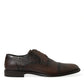 Elegant Textured Leather Oxford Dress Shoes