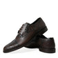 Elegant Textured Leather Oxford Dress Shoes