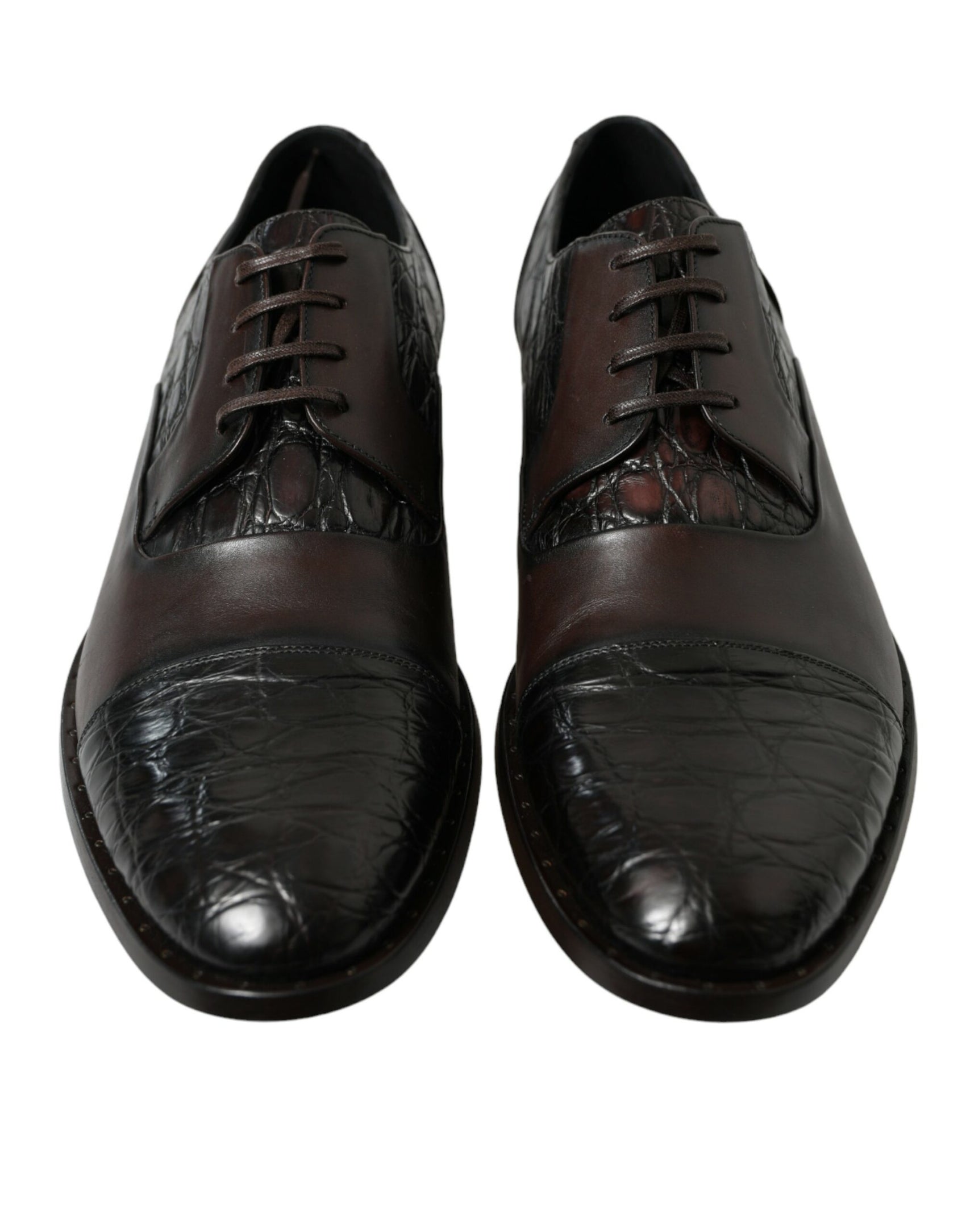 Eleganti scarpe da sera formali marroni Derby