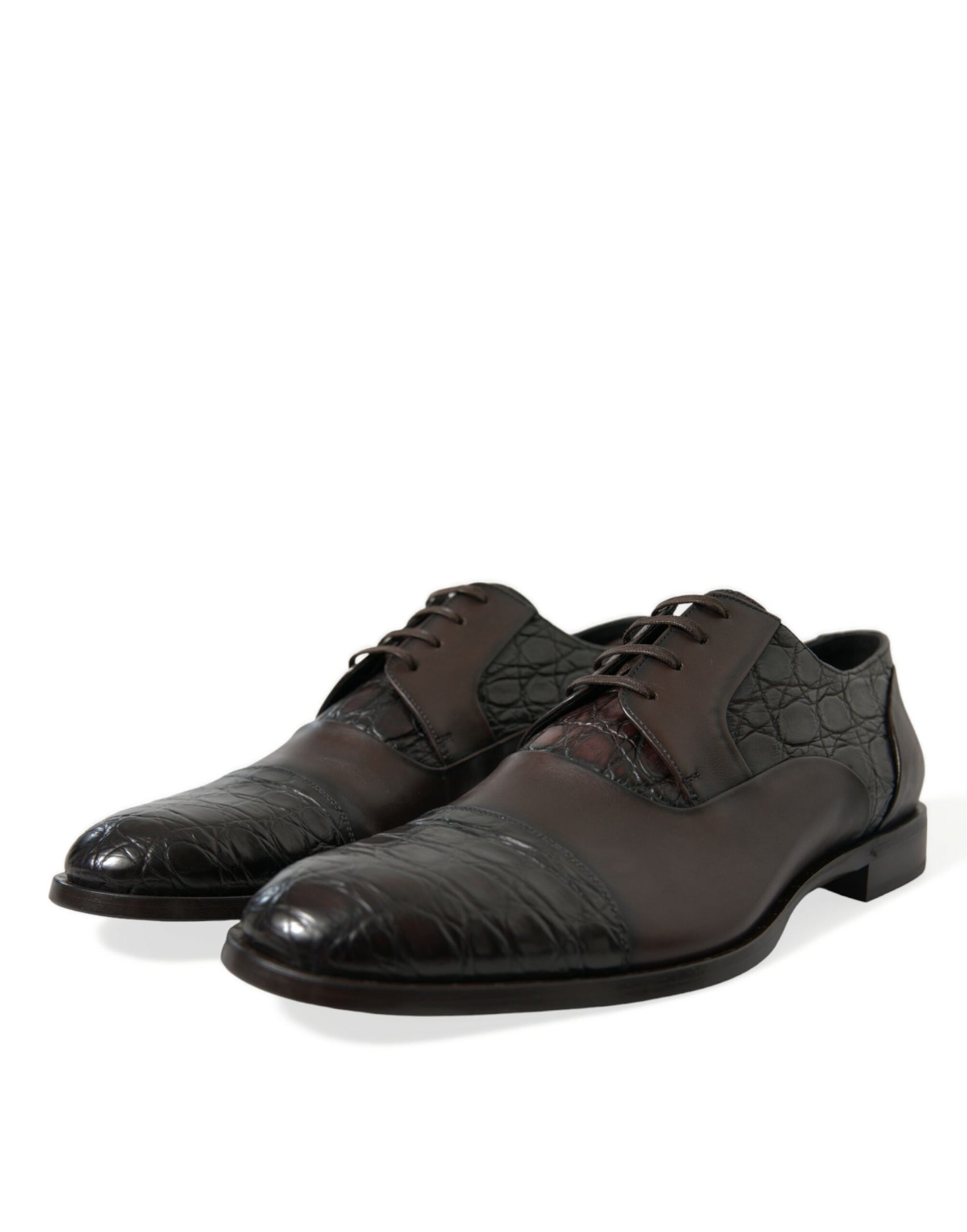 Eleganti scarpe da sera formali marroni Derby