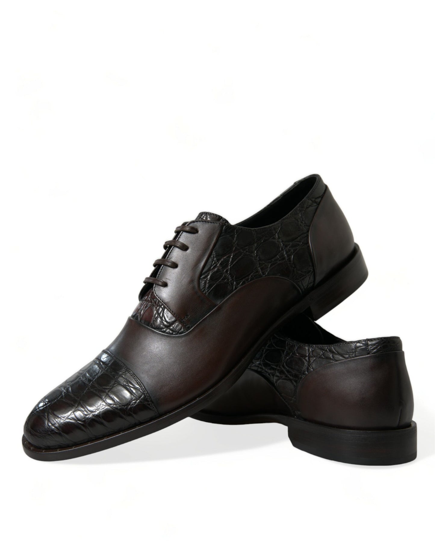 Elegant Brown Formal Derby Dress Shoes