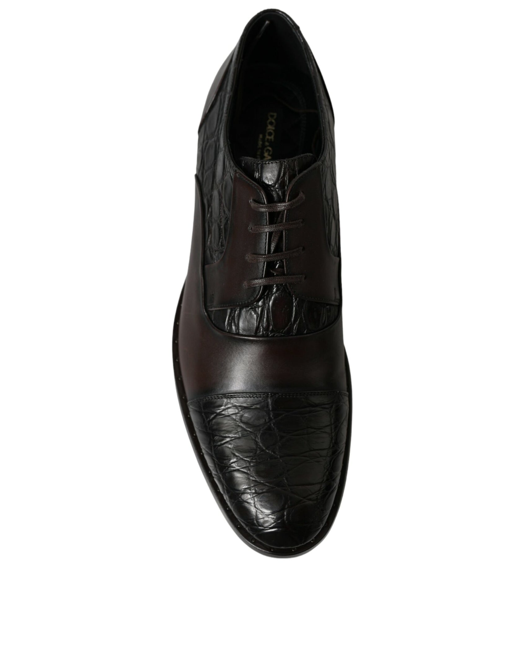 Eleganti scarpe da sera formali marroni Derby