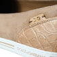 Elegant Beige Leather Loafers