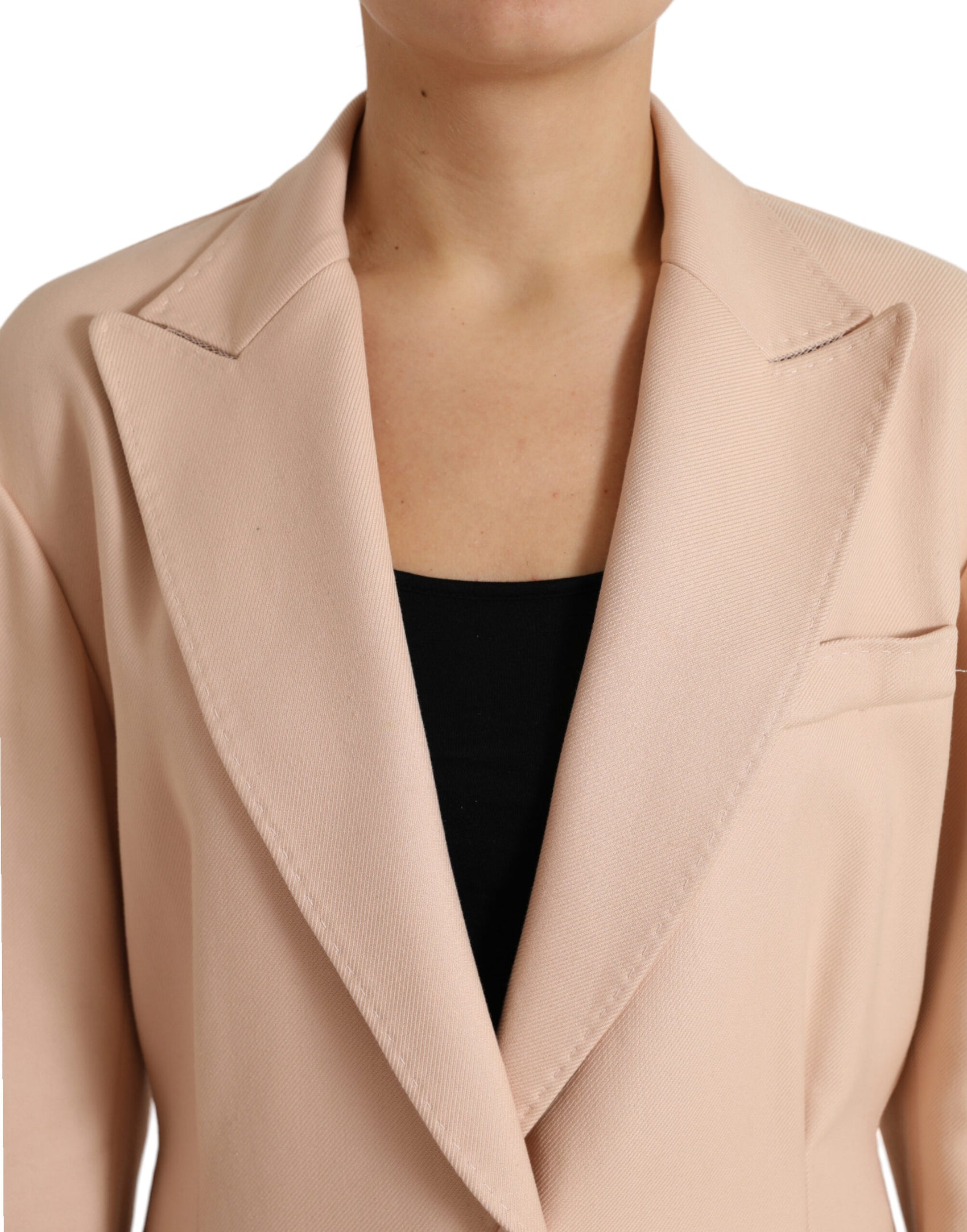 Elegante trench beige monopetto
