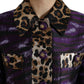 Exquisite Jacquard Trench With Tiger Motif