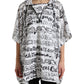 T-shirt con cappuccio e stampa logo chic