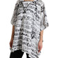 T-shirt con cappuccio e stampa logo chic