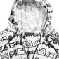 T-shirt con cappuccio e stampa logo chic