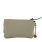 Elegant White Lamb Leather Crossbody Pouch