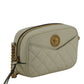 Elegant White Lamb Leather Camera Bag