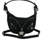 Elegant Black Mini Hobo Shoulder Bag