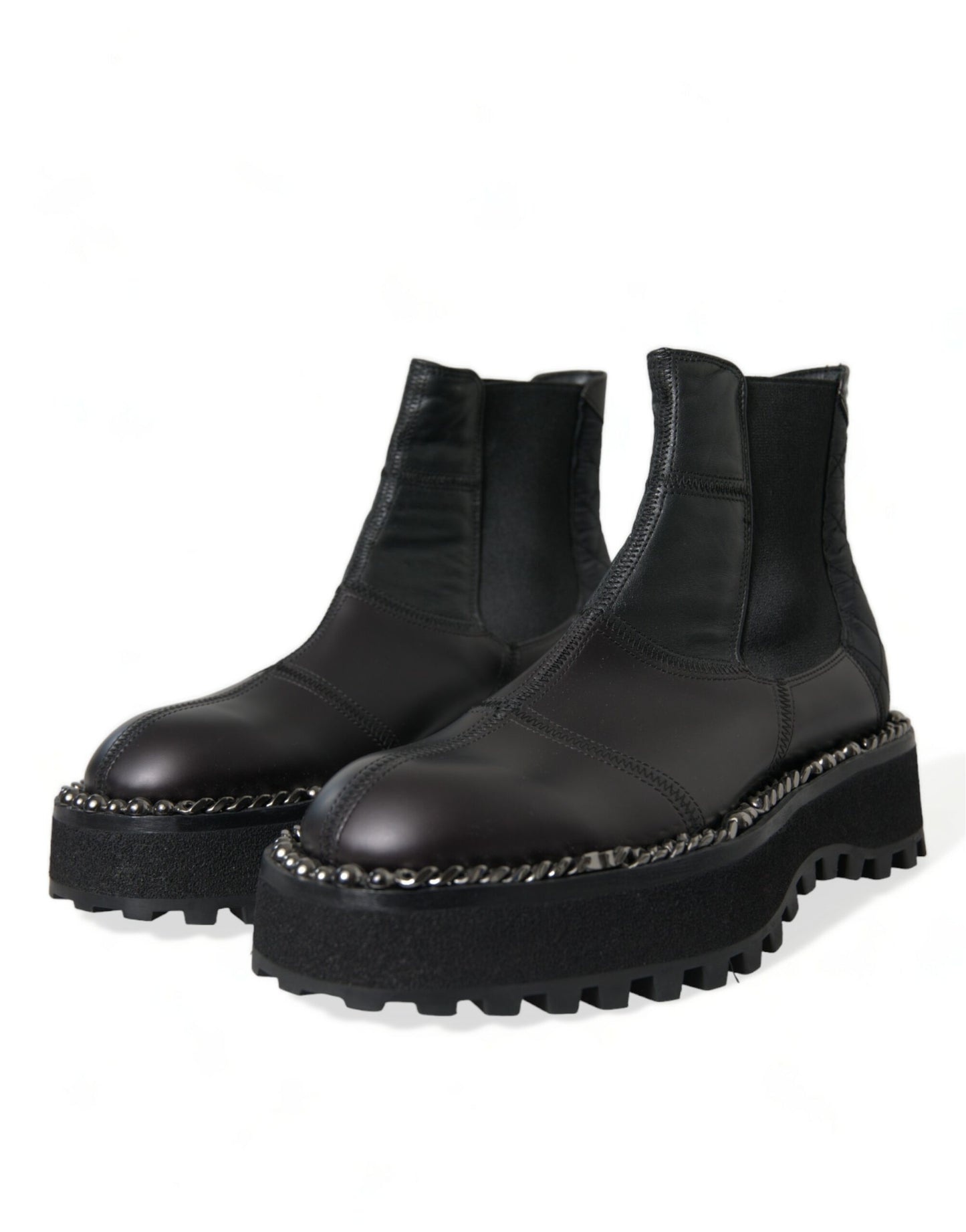 Elegante schwarze Chelsea Slip-On Boots