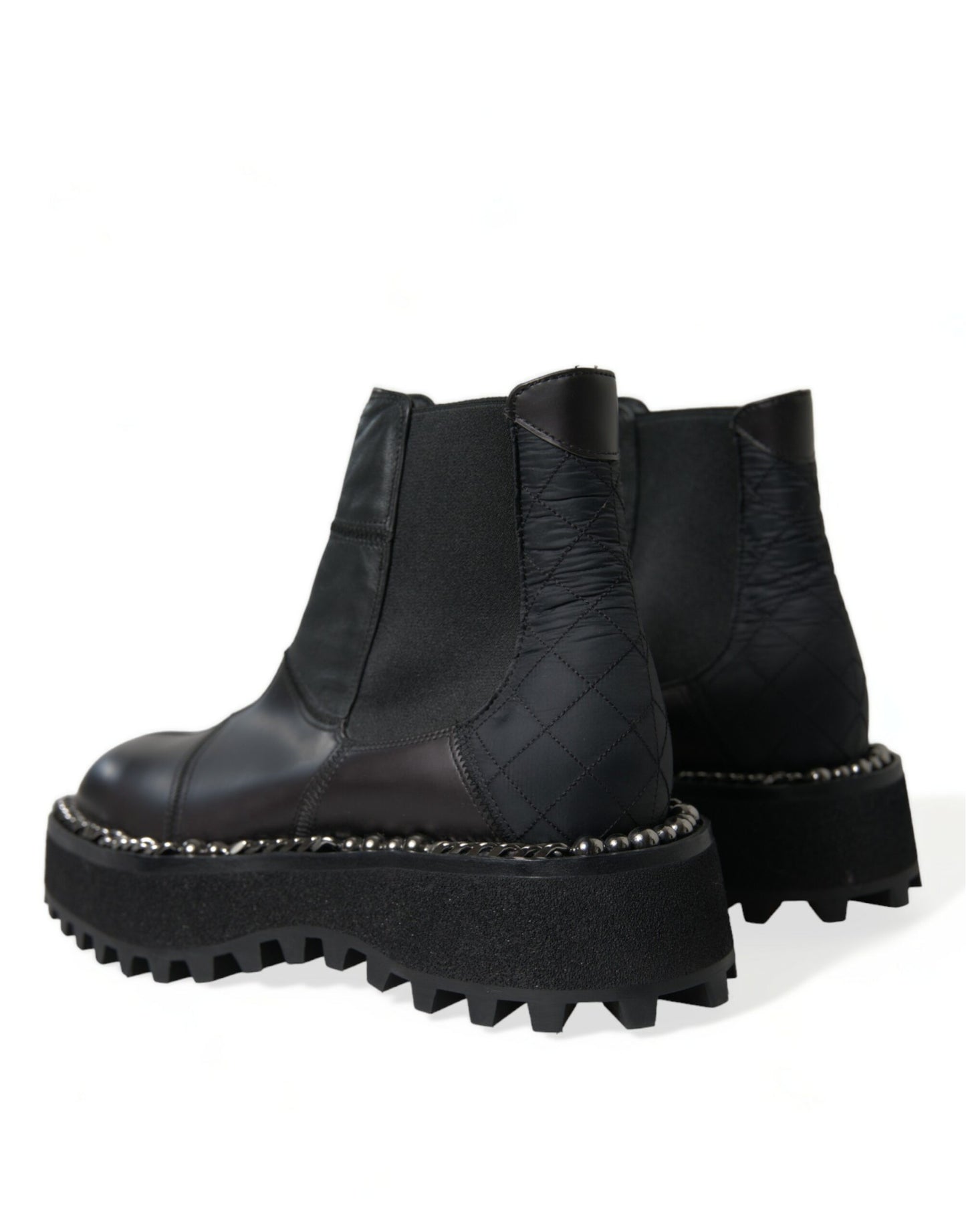 Elegante schwarze Chelsea Slip-On Boots