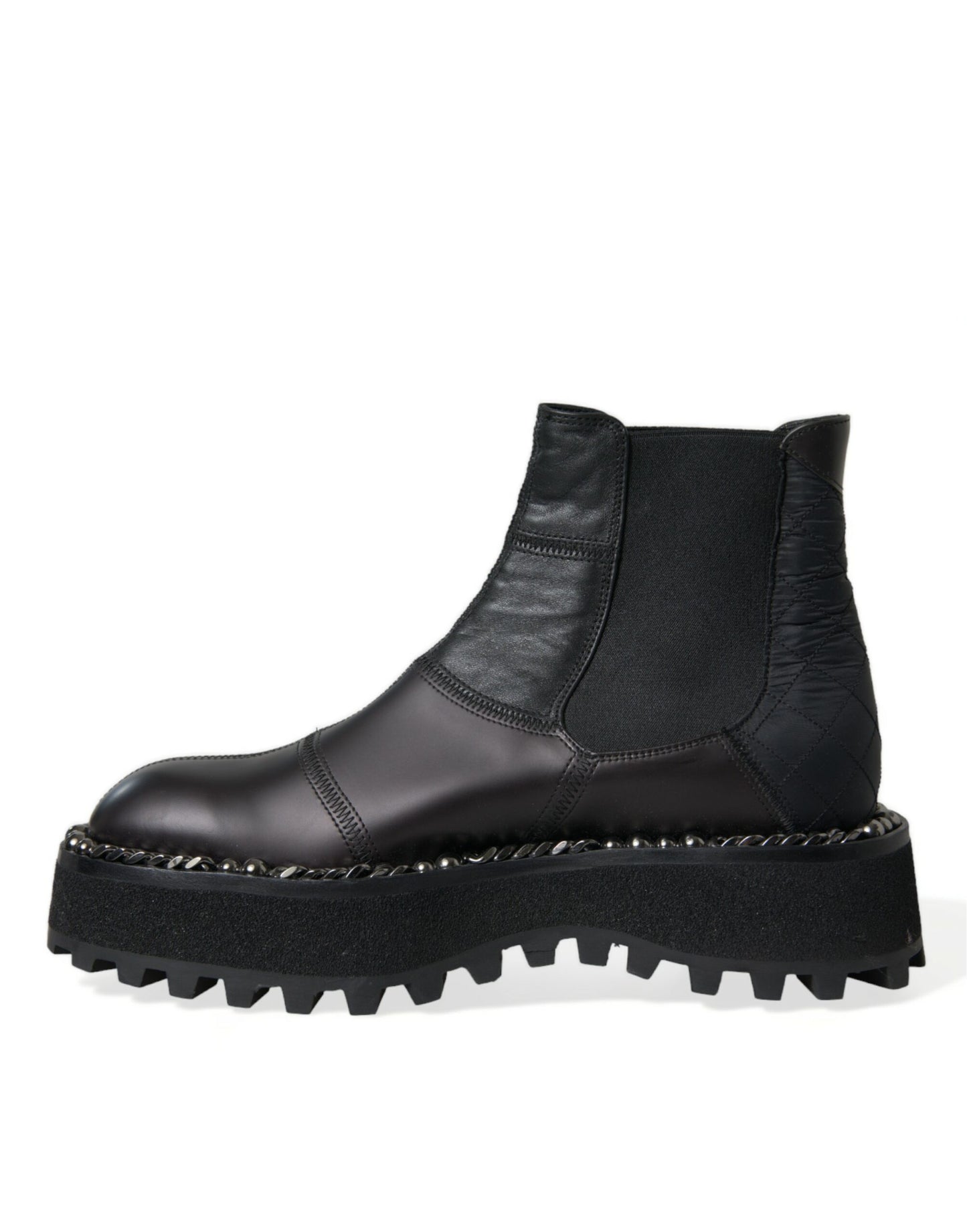 Elegante schwarze Chelsea Slip-On Boots