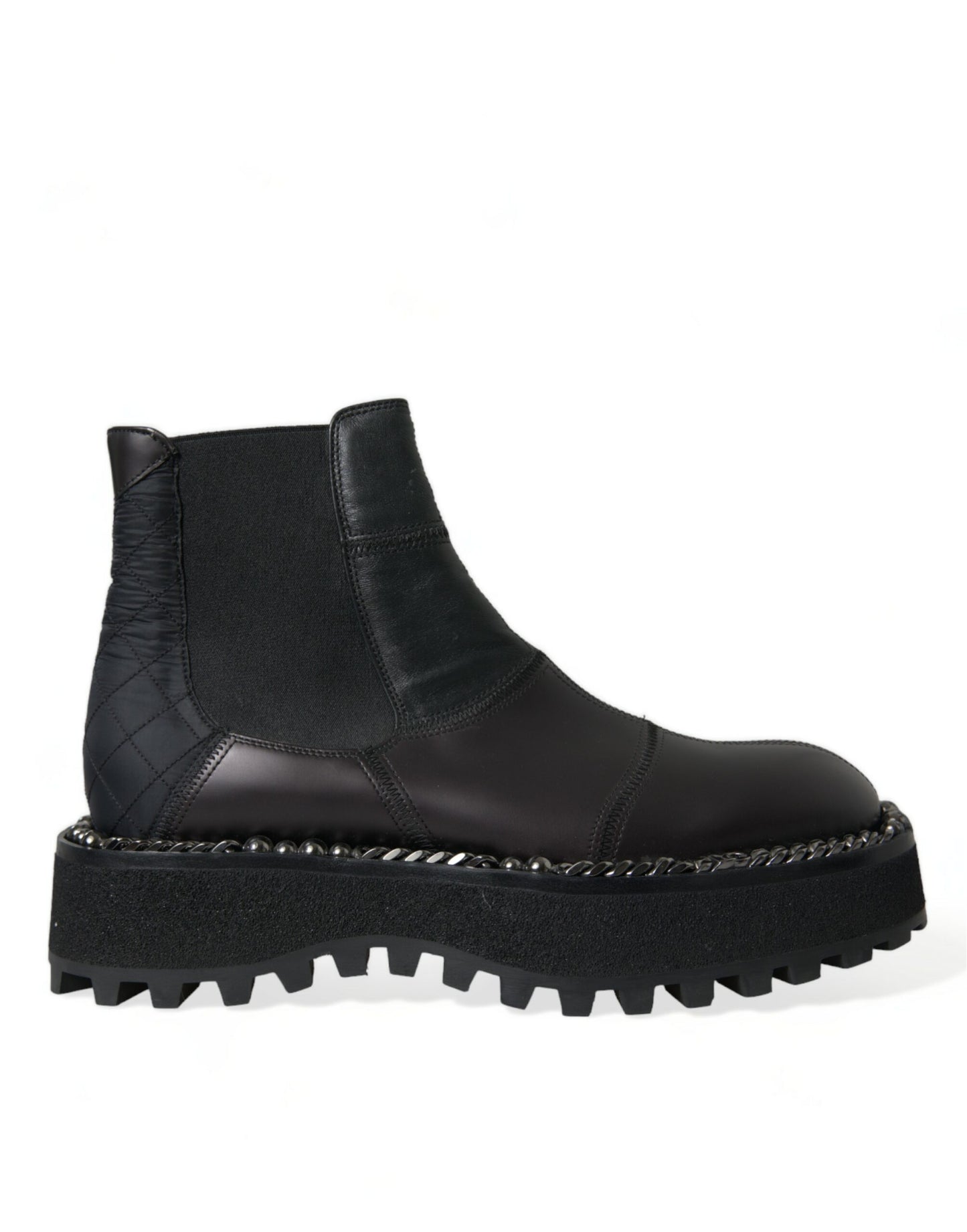 Elegante schwarze Chelsea Slip-On Boots