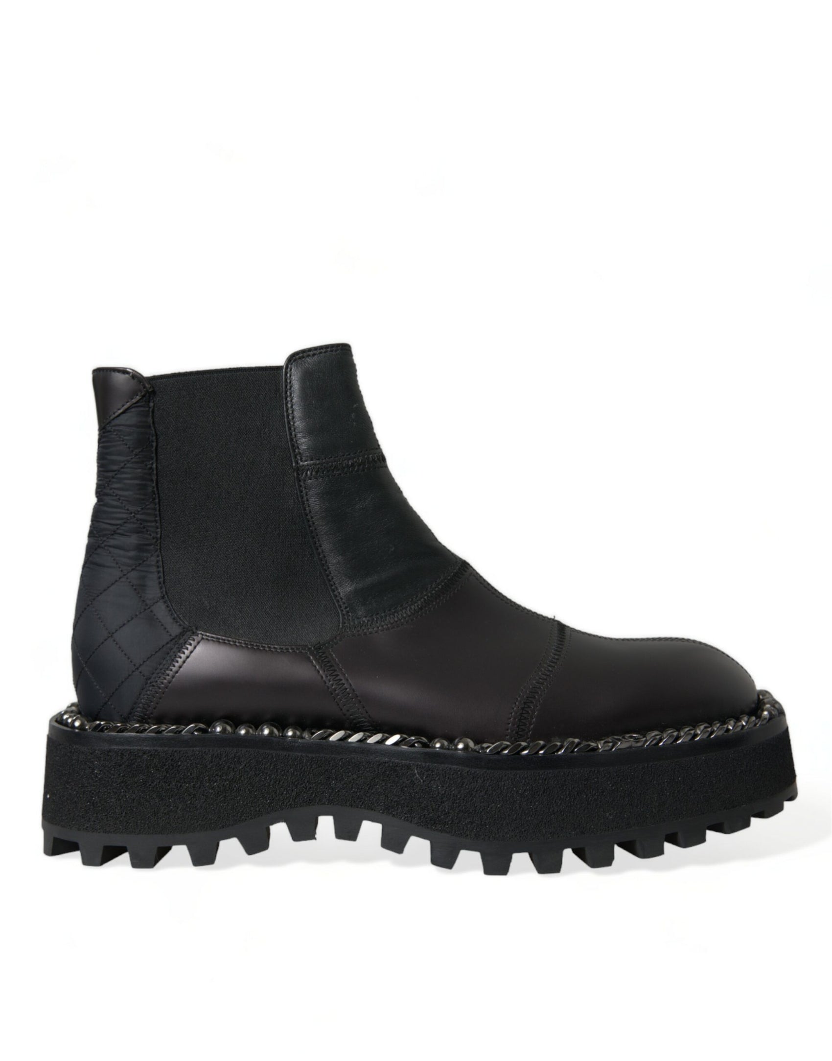 Elegant Black Chelsea Slip-On Boots