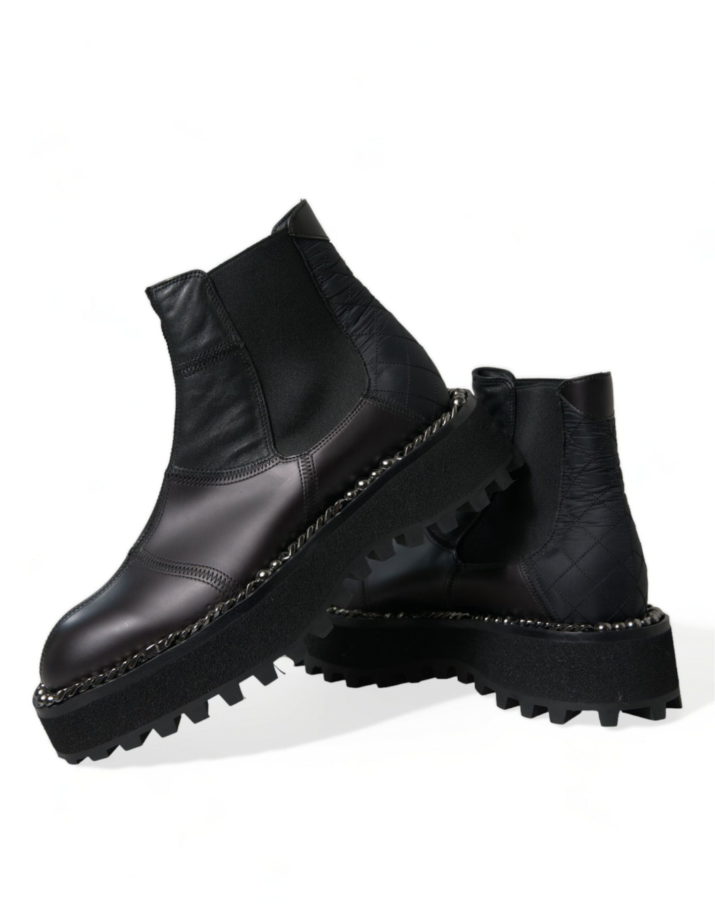 Elegante schwarze Chelsea Slip-On Boots