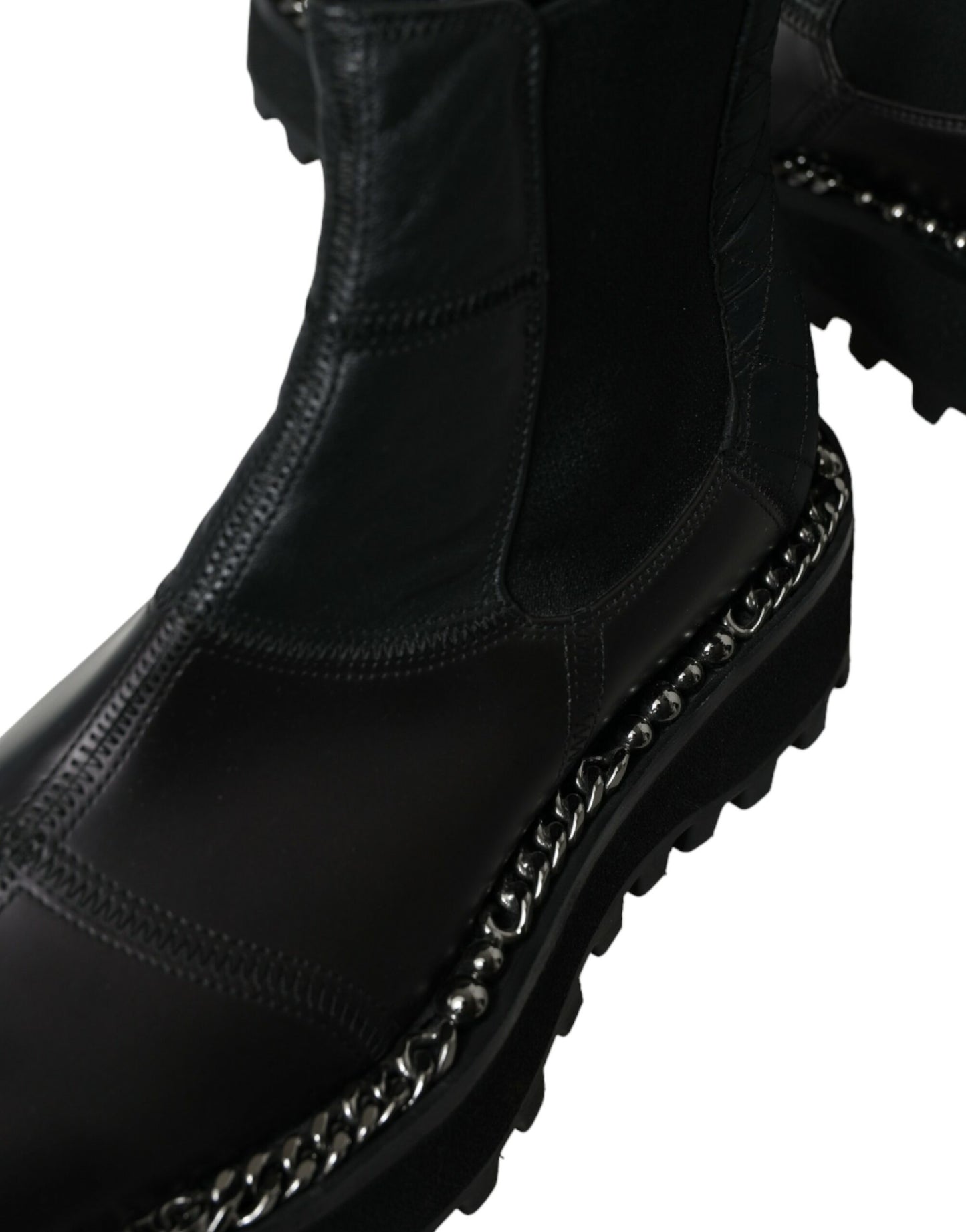 Elegante schwarze Chelsea Slip-On Boots