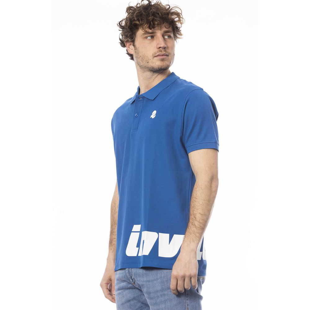 Blaues Poloshirt aus Baumwolle für Herren