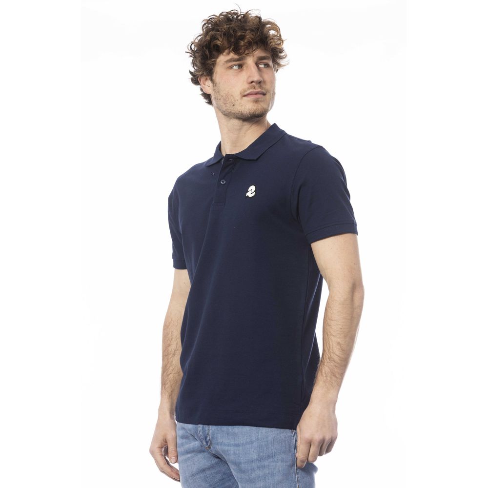 Blaues Poloshirt aus Baumwolle für Herren