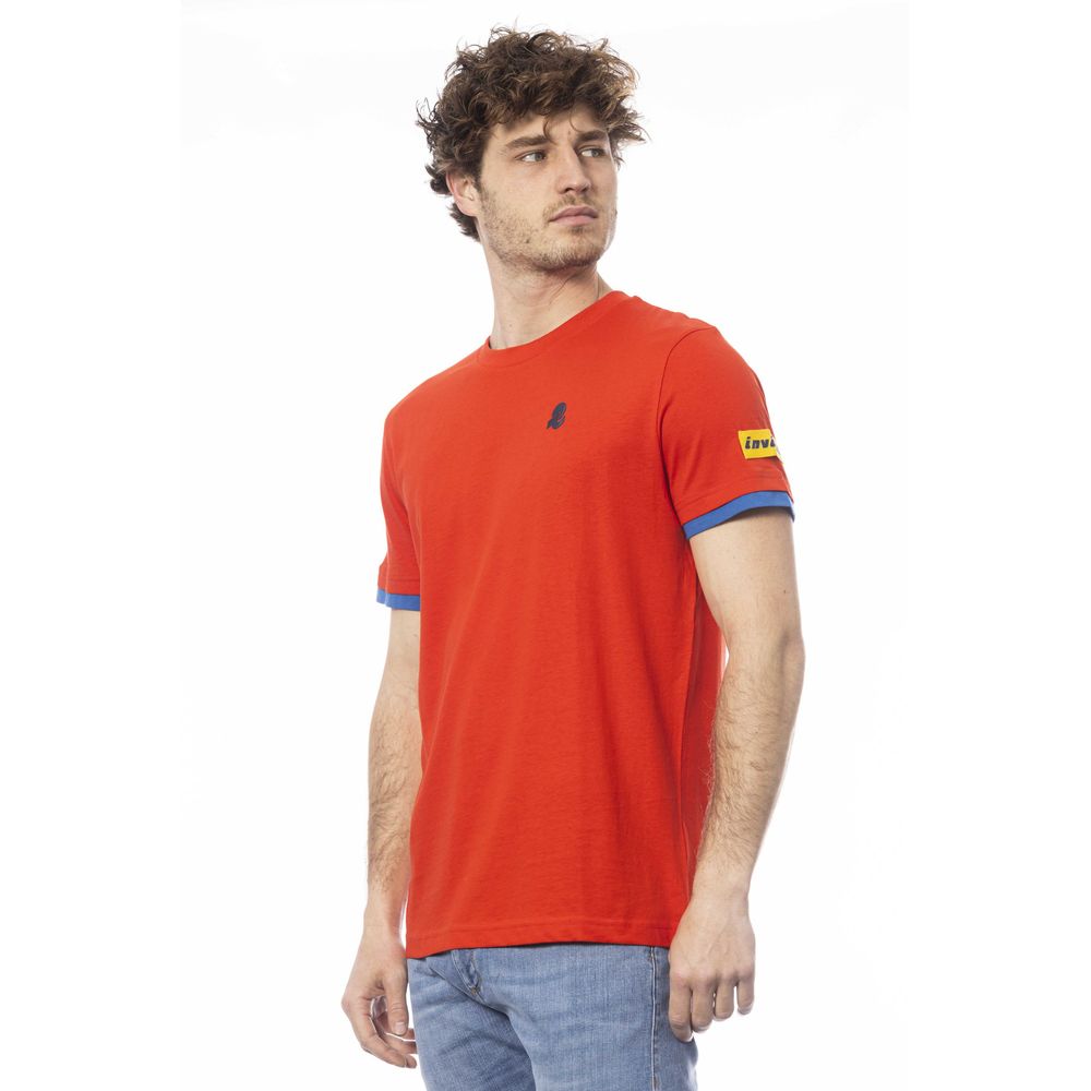 Rotes Herren-T-Shirt aus Baumwolle