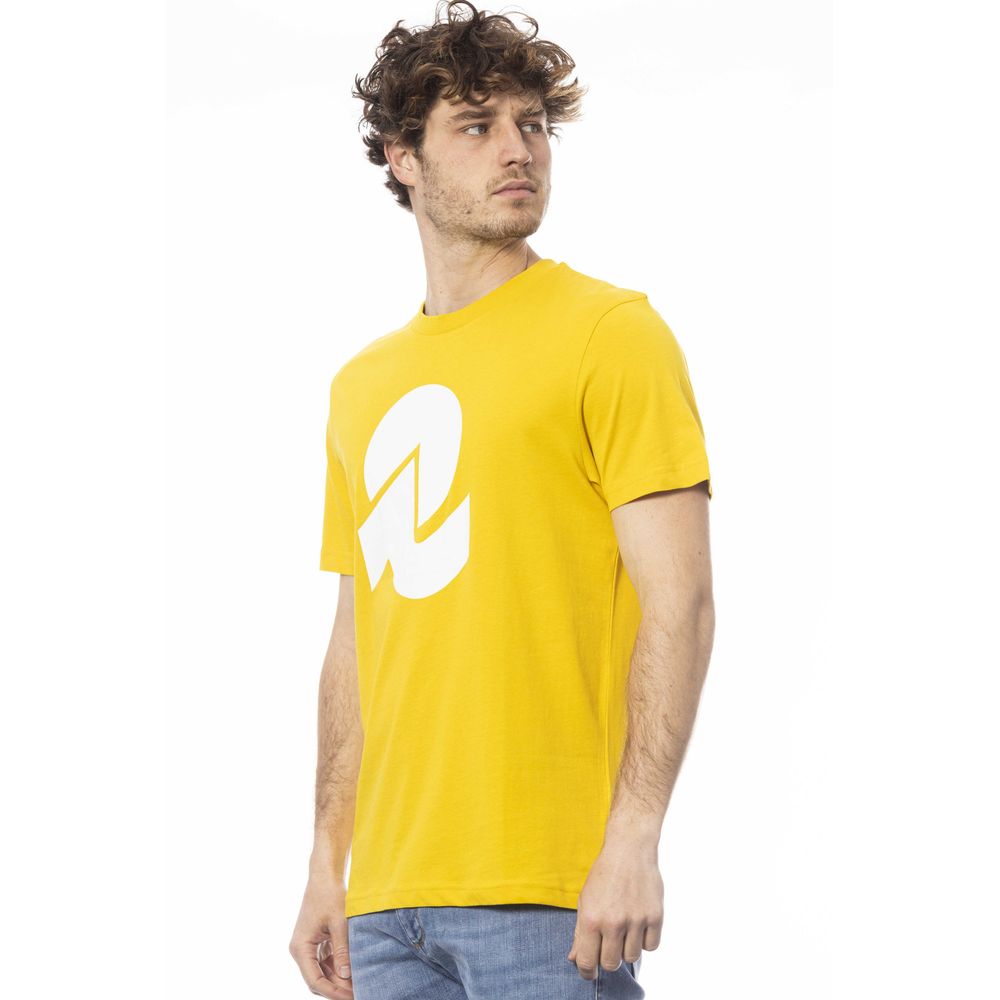 Gelbes Herren-T-Shirt aus Baumwolle