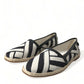 Chic Striped Canvas Espadrilles