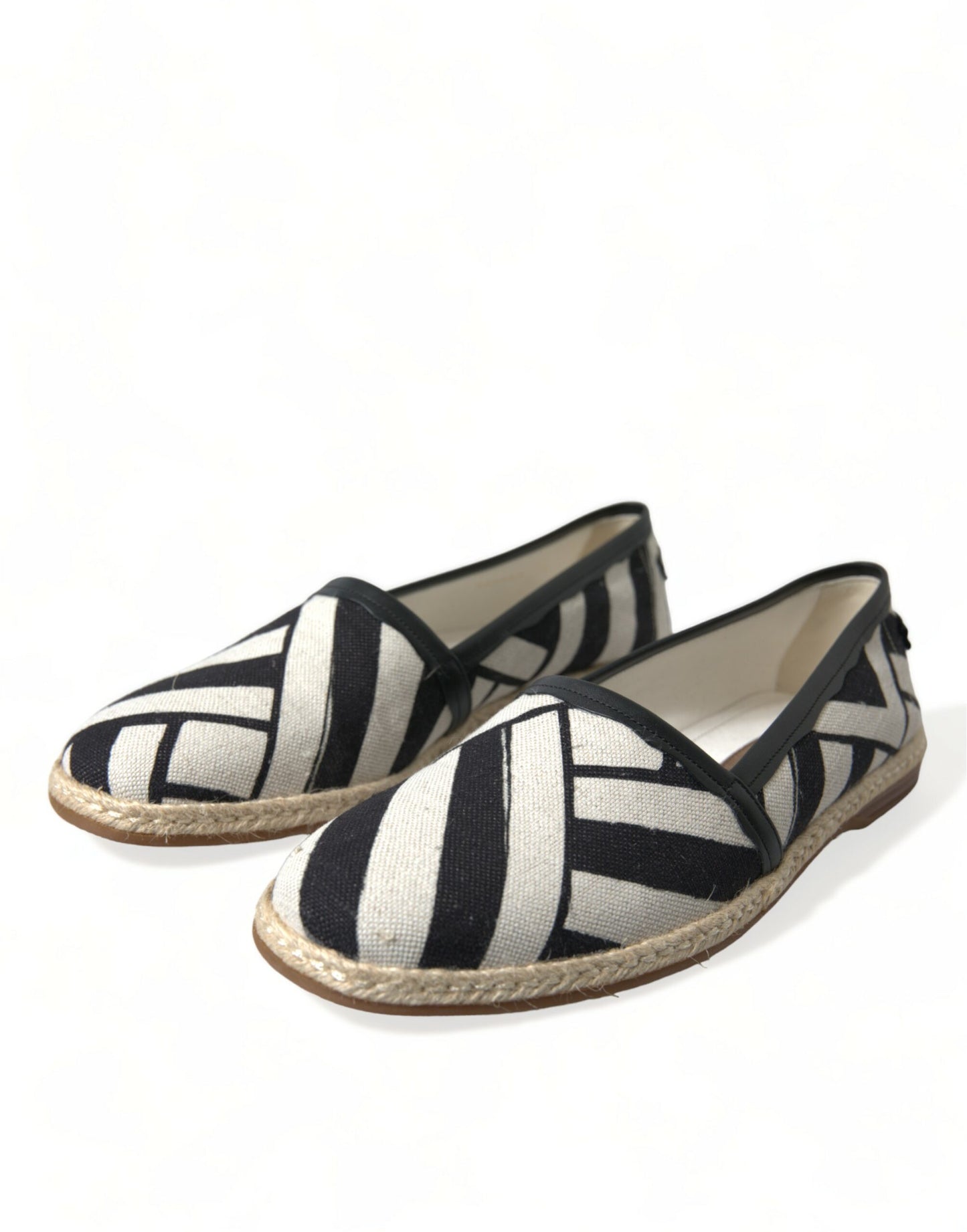 Chic Striped Canvas Espadrilles