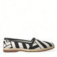 Chic Striped Canvas Espadrilles