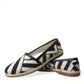 Chic Striped Canvas Espadrilles