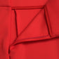 Elegante rote Leggings mit hoher Taille