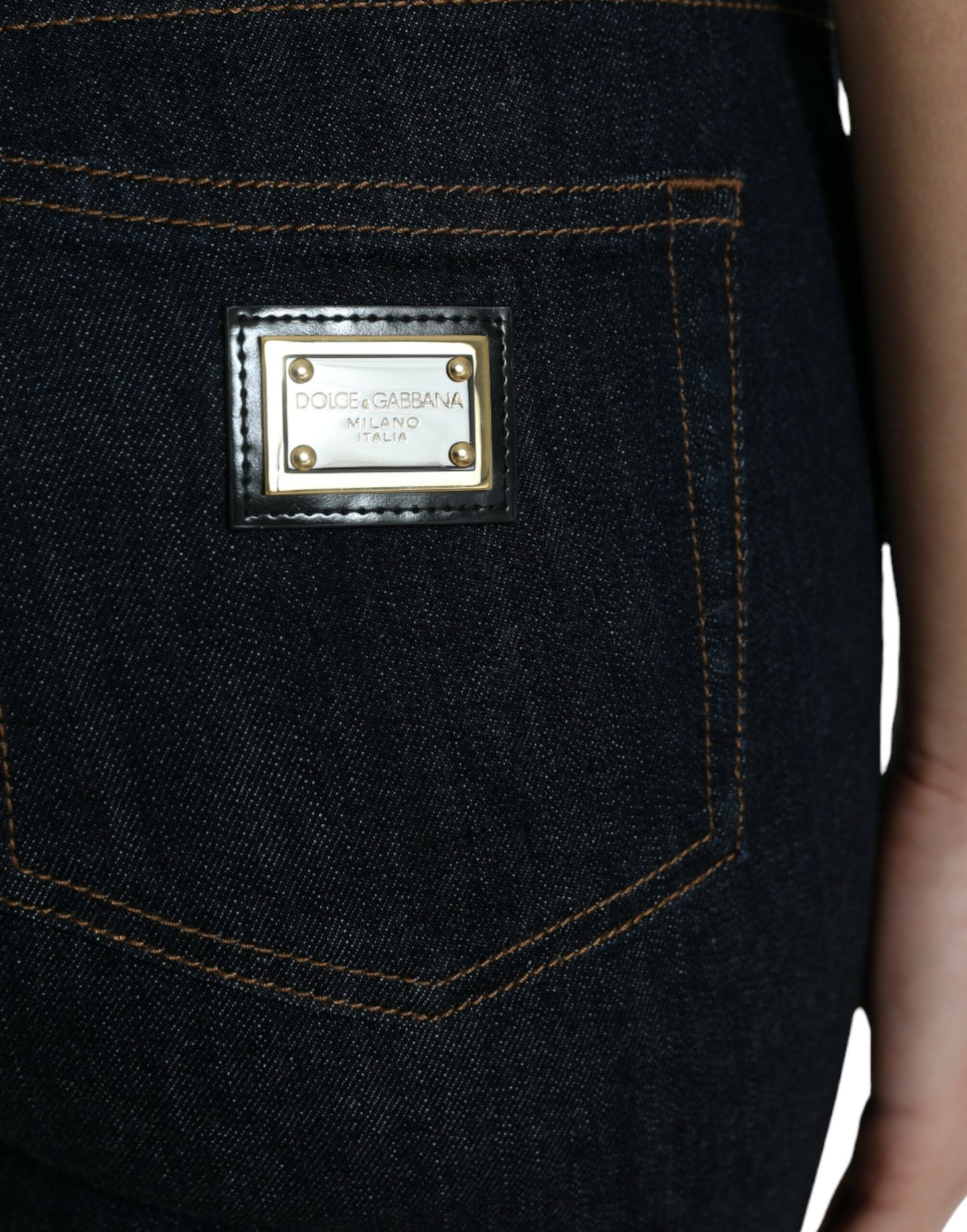 Jeans elasticizzati a vita media eleganti
