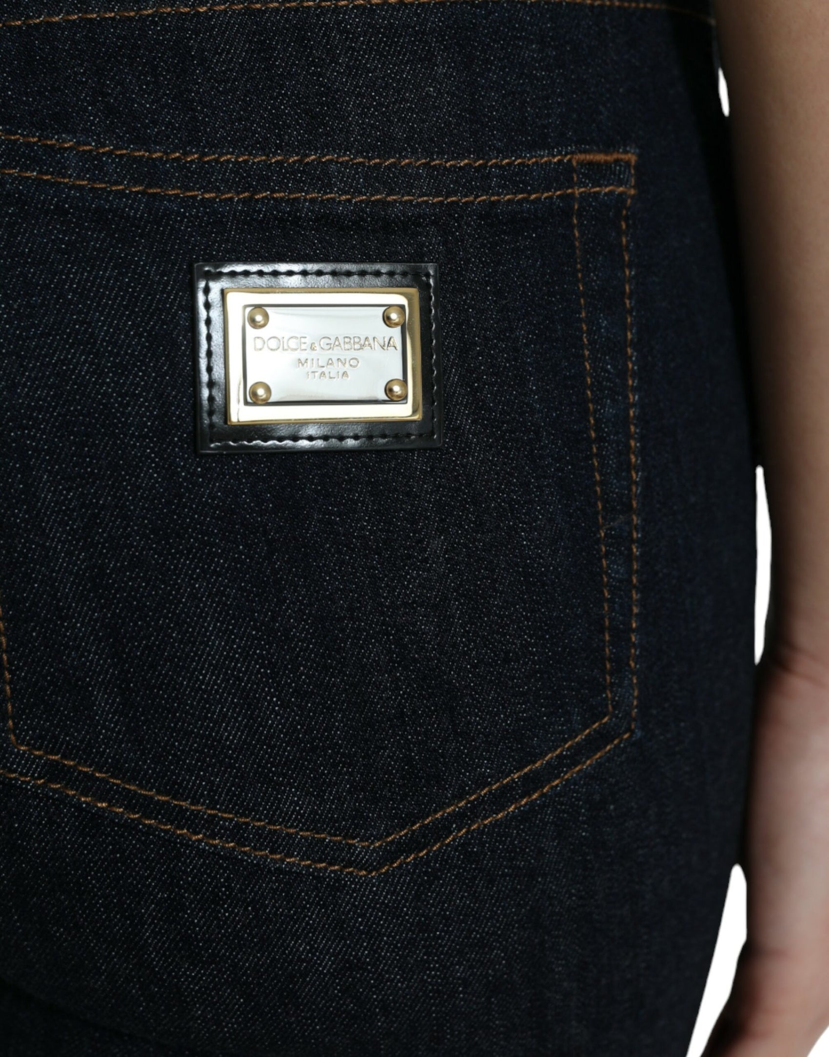 Elegante Stretch-Jeans mit mittlerer Taille