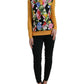 Dolce & Gabbana Multicolor Patchwork Cashmere Henley Sweater