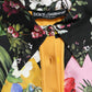 Dolce & Gabbana Multicolor Patchwork Cashmere Henley Sweater