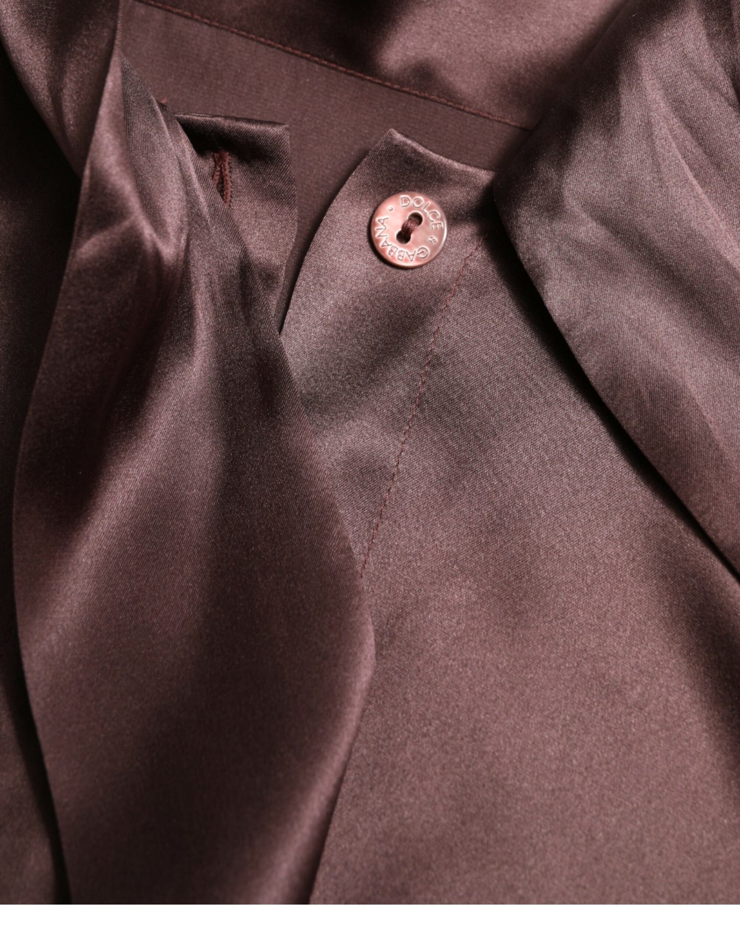 Elegante camicetta in seta con colletto ascot