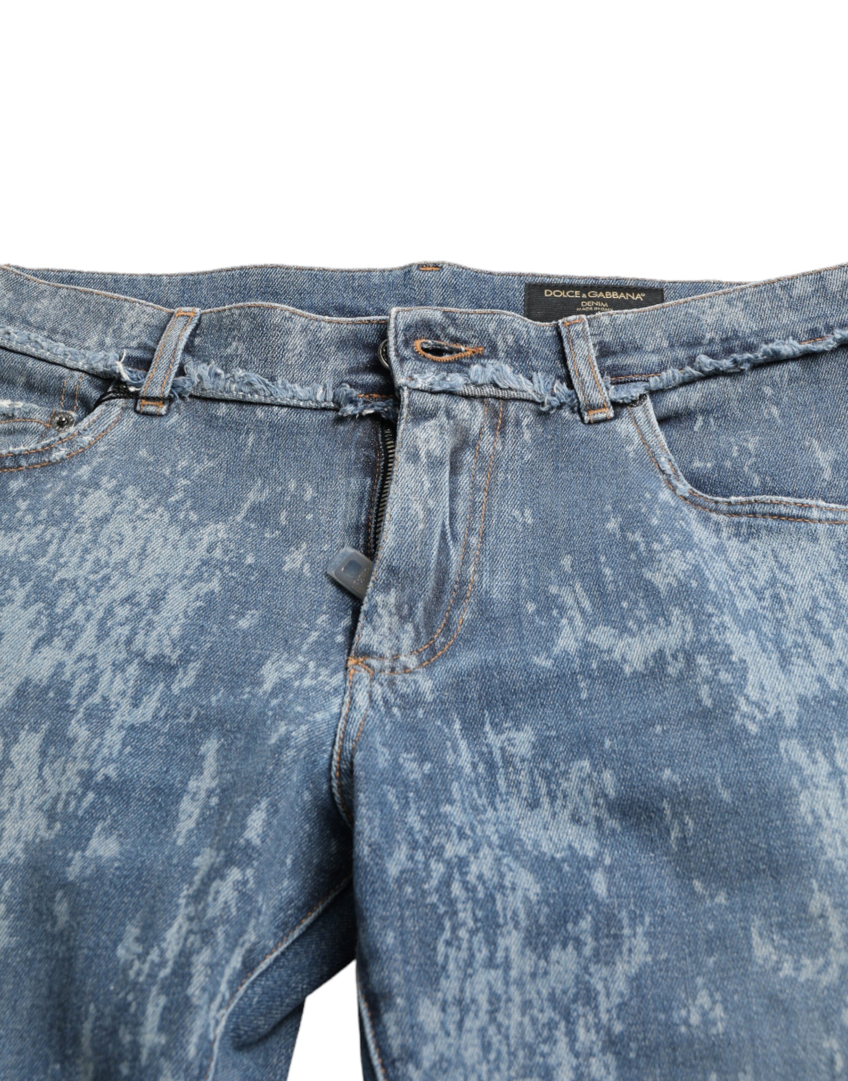 Schicke blaue Skinny Stretch-Jeans