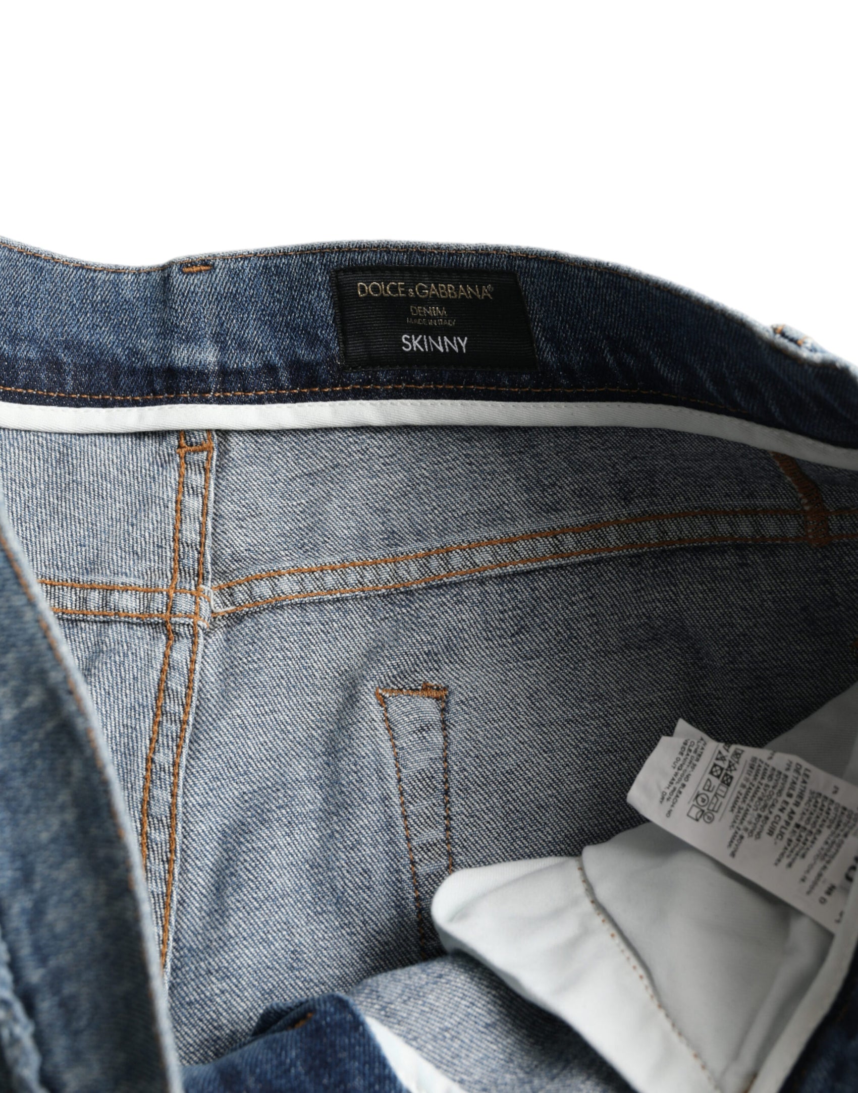 Schicke blaue Skinny Stretch-Jeans