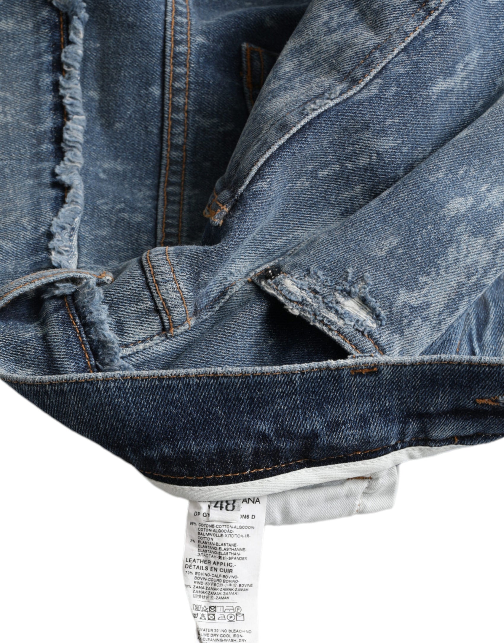 Schicke blaue Skinny Stretch-Jeans