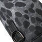 Portaborraccia rotondo con stampa leopardata chic