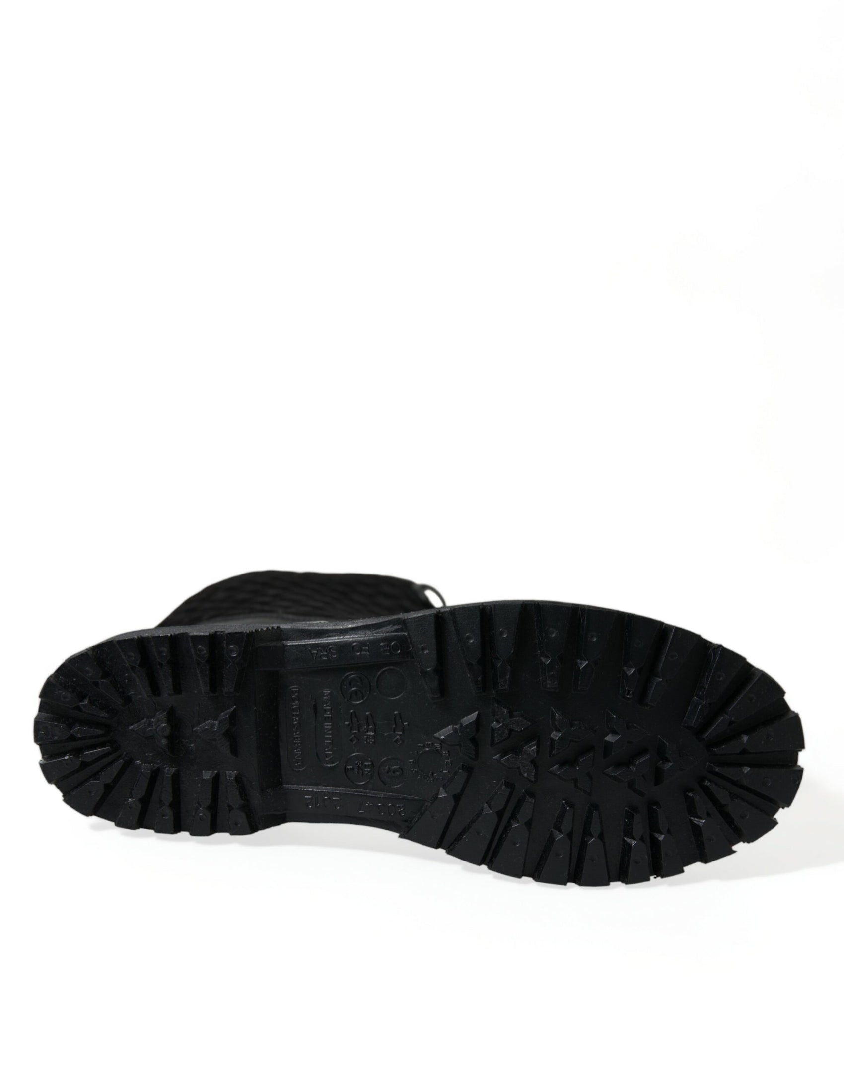 Elegante gesteppte Gummistiefel mit Schnürung