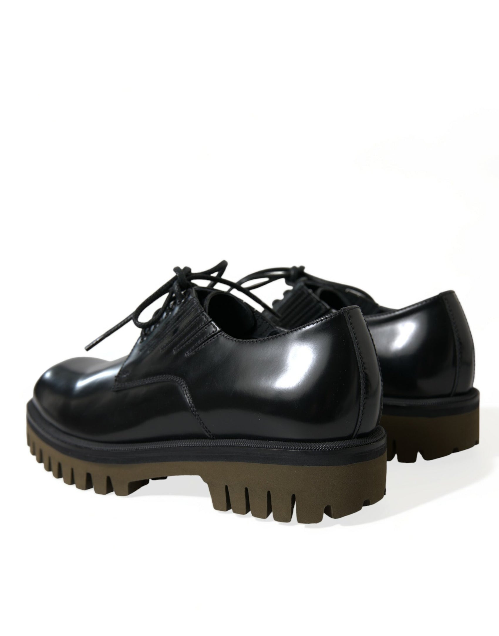 Eleganti scarpe derby in pelle nera