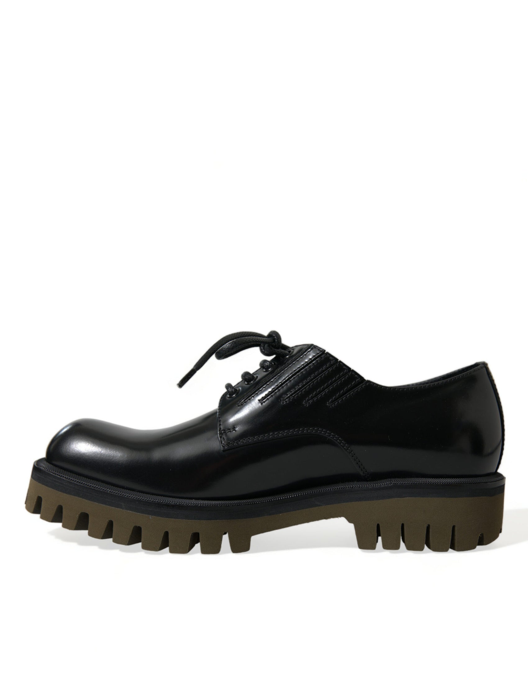 Eleganti scarpe derby in pelle nera