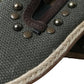 Studded Canvas Loafer Slipper Shoes