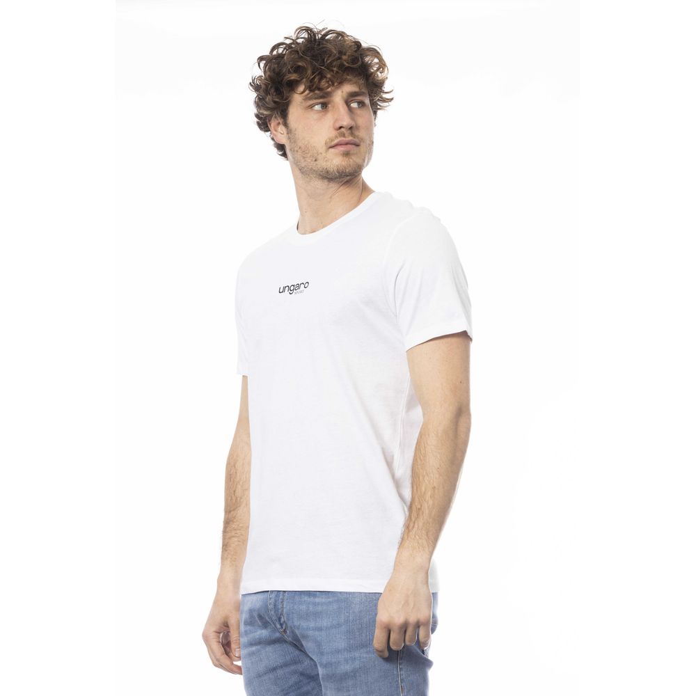 Weißes Herren-T-Shirt aus Baumwolle