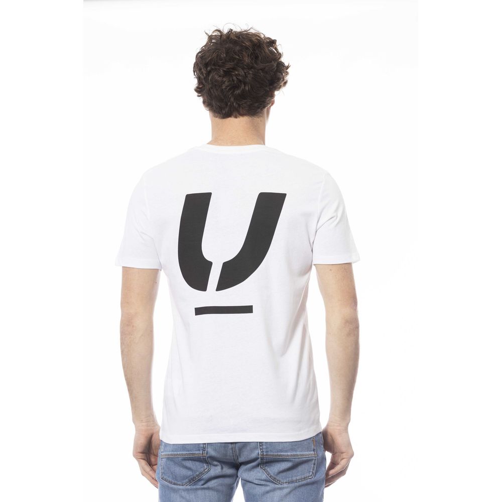 Weißes Herren-T-Shirt aus Baumwolle